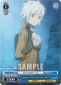 Trying to Pick Up Girls, Bell - Is it Wrong to Try to Pick Up Girls in a Dungeon? - Weiss Schwarz card