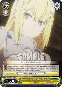 Compensating With a Lap Pillow, Ais - Is it Wrong to Try to Pick Up Girls in a Dungeon? - Weiss Schwarz card