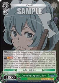 Cunning Appeal, Syr - Is it Wrong to Try to Pick Up Girls in a Dungeon? - Weiss Schwarz card