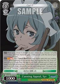 Cunning Appeal, Syr (SR) - Is it Wrong to Try to Pick Up Girls in a Dungeon? - Weiss Schwarz card