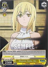 Monster Feria, Ais - Is it Wrong to Try to Pick Up Girls in a Dungeon? - Weiss Schwarz card
