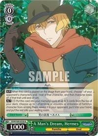 A Man's Dream, Hermes - Is it Wrong to Try to Pick Up Girls in a Dungeon? - Weiss Schwarz card
