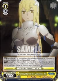 Encounter in the Dungeon, Ais - Is it Wrong to Try to Pick Up Girls in a Dungeon? - Weiss Schwarz card