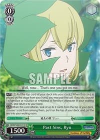 Past Sins, Ryu (SR) - Is it Wrong to Try to Pick Up Girls in a Dungeon? - Weiss Schwarz card