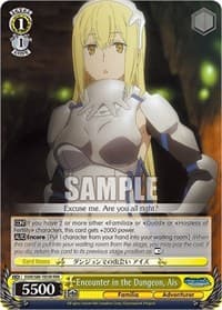 Encounter in the Dungeon, Ais (RRR) - Is it Wrong to Try to Pick Up Girls in a Dungeon? - Weiss Schwarz card