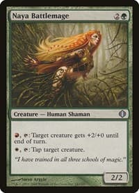 Naya Battlemage - Shards of Alara - Magic: The Gathering card
