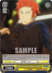 Blacksmith Master, Welf - Is it Wrong to Try to Pick Up Girls in a Dungeon? - Weiss Schwarz card