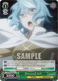 Perseus Asfi - Is it Wrong to Try to Pick Up Girls in a Dungeon? - Weiss Schwarz card