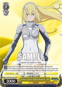 First Class Adventurer, Ais - Is it Wrong to Try to Pick Up Girls in a Dungeon? - Weiss Schwarz card