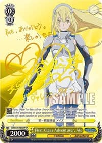 First Class Adventurer, Ais (SP) - Is it Wrong to Try to Pick Up Girls in a Dungeon? - Weiss Schwarz card