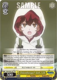 Chienthrope? Girl, Lili - Is it Wrong to Try to Pick Up Girls in a Dungeon? - Weiss Schwarz card
