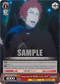 Conquering the Middle Levels, Welf (Foil) - Is it Wrong to Try to Pick Up Girls in a Dungeon? - Weiss Schwarz card