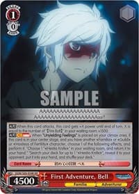 First Adventure, Bell - Is it Wrong to Try to Pick Up Girls in a Dungeon? - Weiss Schwarz card