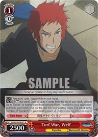 Turf War, Welf - Is it Wrong to Try to Pick Up Girls in a Dungeon? - Weiss Schwarz card