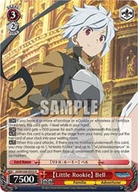 Little Rookie Bell - Is it Wrong to Try to Pick Up Girls in a Dungeon? - Weiss Schwarz card