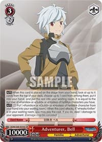 Adventurer, Bell (SR) - Is it Wrong to Try to Pick Up Girls in a Dungeon? - Weiss Schwarz card