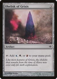 Obelisk of Grixis - Shards of Alara - Magic: The Gathering card