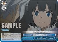 I Shall Make You Win (RRR) - Is it Wrong to Try to Pick Up Girls in a Dungeon? - Weiss Schwarz card