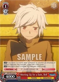 Meeting Up for a Date, Bell - Is it Wrong to Try to Pick Up Girls in a Dungeon? - Weiss Schwarz card