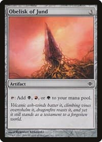 Obelisk of Jund - Shards of Alara - Magic: The Gathering card