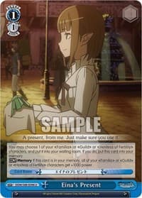 Eina's Present - Is it Wrong to Try to Pick Up Girls in a Dungeon? - Weiss Schwarz card