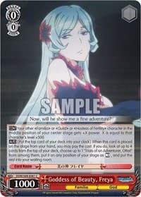 Goddess of Beauty, Freya - Is it Wrong to Try to Pick Up Girls in a Dungeon? - Weiss Schwarz card