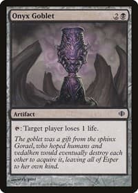Onyx Goblet - Shards of Alara - Magic: The Gathering card