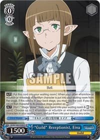 "Guild" Receptionist, Eina (SR) - Is it Wrong to Try to Pick Up Girls in a Dungeon? - Weiss Schwarz card