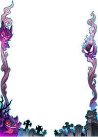 Small Call of the Haunties Border Oversleeves (70-Pack) - ManaMoon Card Sleeves - Card Sleeves card