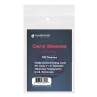 Shield Sleeve for Standard Trading Cards (100-Pack) - Guardhouse Card Sleeves - Card Sleeves card