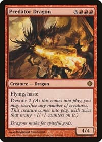 Predator Dragon - Shards of Alara - Magic: The Gathering card