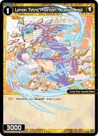 Lemon Tetra, Phantom Aquatic Beast - Vertex Diva - WIXOSS card