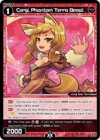 Corgi, Phantom Terra Beast - Vertex Diva - WIXOSS card
