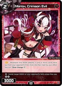 Morax, Crimson Evil - Vertex Diva - WIXOSS card