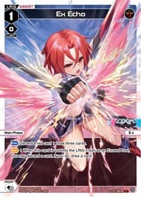 Ex Echo (Parallel Foil) - Vertex Diva - WIXOSS card