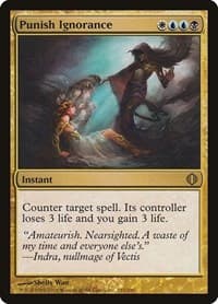Punish Ignorance - Shards of Alara - Magic: The Gathering card