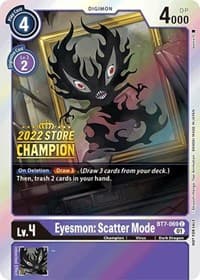 Eyesmon: Scatter Mode (2022 Store Champion) - Next Adventure - Digimon Card Game card