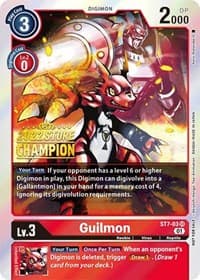 Guilmon (2022 Store Champion) - Starter Deck 07: Gallantmon - Digimon Card Game card