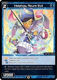 Halphas, Azure Evil - Vertex Diva - WIXOSS card