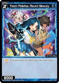 Team Palette, Azure Beauty - Vertex Diva - WIXOSS card