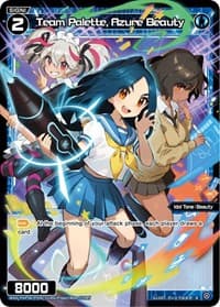 Team Palette, Azure Beauty (Parallel Foil) - Vertex Diva - WIXOSS card