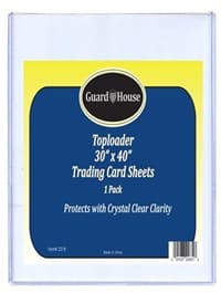 Trading Card Sheet Toploader - 30" x 40" (1-Count) - Guardhouse Toploaders - Collectible Storage card