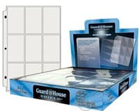 Guardhouse Shield 9 Pocket Archival Polypropylene Pages (100-Pack) - Guardhouse Protective Pages - Protective Pages card