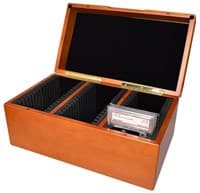 Wood Display Box for PSA Graded Cards (45-Count) - Guardhouse Storage Boxes - Collectible Storage card