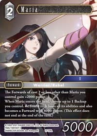 Maria - Rebellion's Call - Final Fantasy TCG card