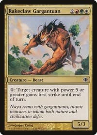 Rakeclaw Gargantuan - Shards of Alara - Magic: The Gathering card