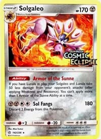 Solgaleo - 142/236 (Cosmic Eclipse Stamped) - Miscellaneous Cards & Products - Pokemon card