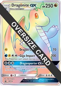 Dragonite GX - SM156 - Jumbo Cards - Pokemon card