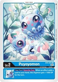 Puyoyomon - X Record - Digimon Card Game card
