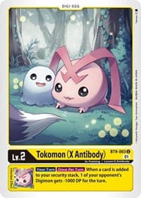 Tokomon (X Antibody) - X Record - Digimon Card Game card